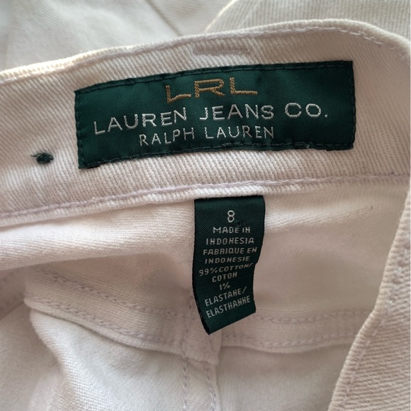 Lauren Ralph Lauren LRL White Crop Jeans - Picture 9 of 9